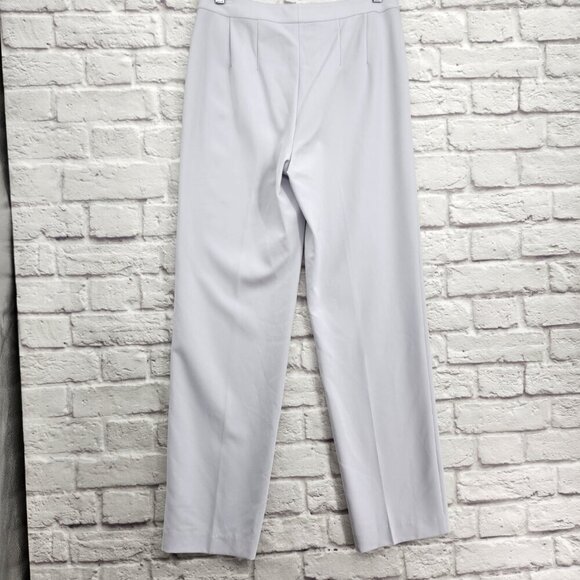 ST. JOHN Light Grey Gray Dress Pants Size 8 Business - Picture 6 of 13